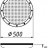 Круглая панель гейзера ∅500мм - Круглая панель гейзера ∅500мм